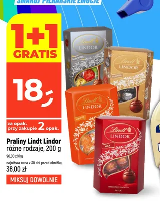 Praliny Lindt Lindor Orange promocja w Dealz