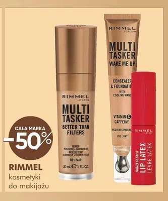 Kosmetyki do makijażu RIMMEL promocja w Super-Pharm