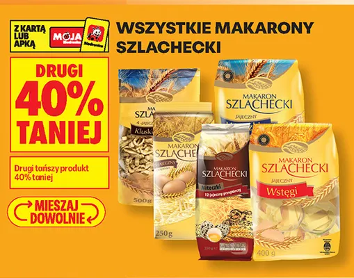 Makaron 4-jajeczny Kluski Szlachecki promocja w Biedronka