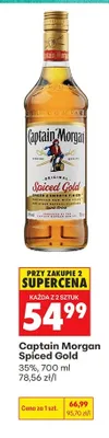 Rum Captain Morgan Spiced Gold promocja w Biedronka
