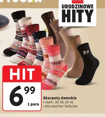 Skarpety damskie promocja w Intermarche