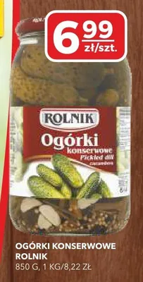 Ogórki konserwowe promocja w Top Market