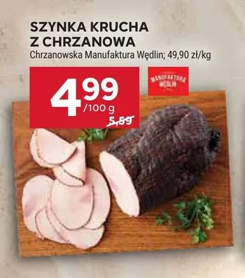 Szynka krucha z Chrzanowa promocja w Stokrotka