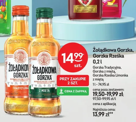 Likier Żołądkowa Gorzka z miętą promocja w Żabka