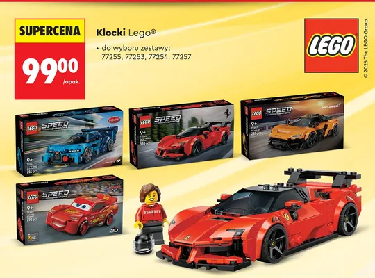 Klocki zestaw 77255,077253, 77254, 77257 promocja w Biedronka