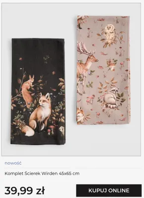 Komplet ścierek Wirden home & you 45x65 cm promocja w home&you