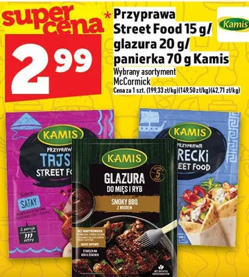 Glazura do mięs i ryb Kamis promocja w TOPAZ