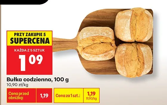 Bułka codzienna promocja w Biedronka