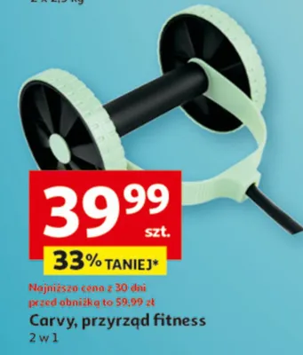 Carvy, przyrząd fitness 2 w 1 promocja w Auchan