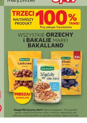 Orzechy laskowe Bakalland promocja w Kaufland