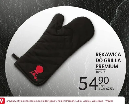 Rękawica do grilla premium Weber promocja w Selgros