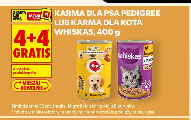 Karma dla kota Whiskas promocja w Biedronka