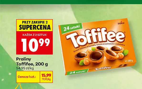 Praliny Toffifee promocja w Biedronka