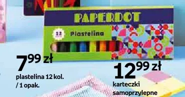 Plastelina 12 kol. PAPERDOT promocja w Empik