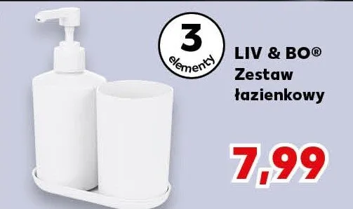 Zestaw łazienkowy Liv & Bo promocja