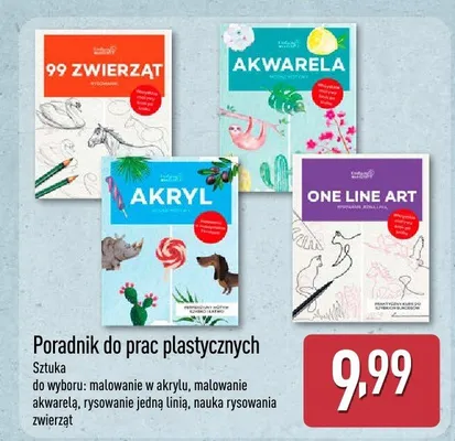 Poradnik do prac plastycznych, sztuka promocja w Aldi