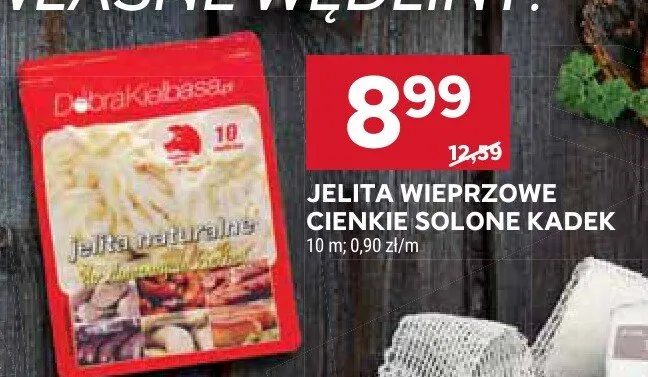 Jelita wieprzowe cienkie solone promocja w Stokrotka