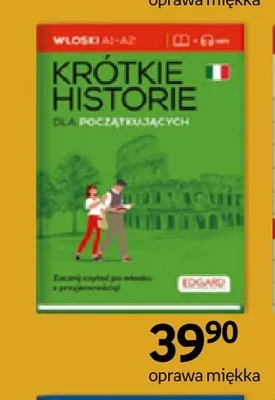 Książka Włoski Krótkie historie dla początkujących Edgard promocja w Empik