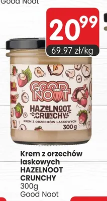Krem z orzechów laskowych Hazelnoot Crunchy Good Noot promocja w Market Point