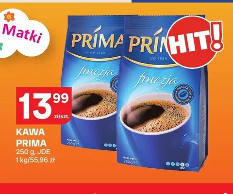Kawa mielona Prima Finezja promocja w Chorten