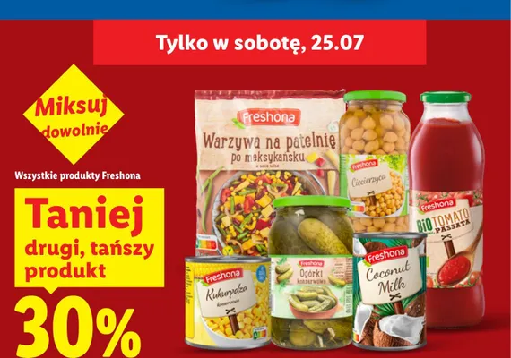 Bio Tomato Passata Freshona promocja w Lidl