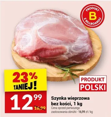 Szynka wieprzowa bez kości promocja w Twój Market