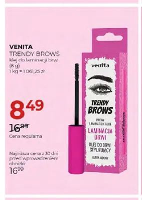 Klej do laminacji brwi Trendy Brows Venita promocja w Drogerie Jawa