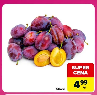 Śliwki promocja w Carrefour Express