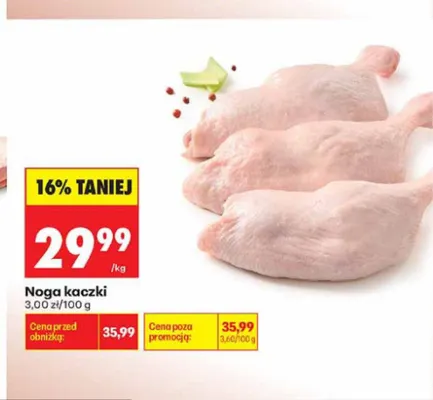 Noga kaczki promocja w Biedronka