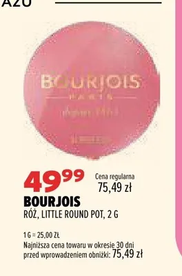 Róż Bourjois Little Round Pot promocja w Drogerie Natura