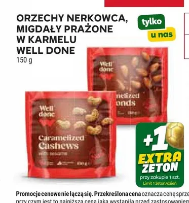 Orzechy nerkowca w karmelu Well Done promocja w Stokrotka