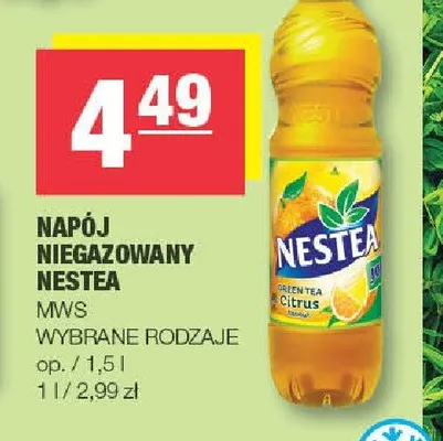 Napój niegazowany Nestea promocja w SPAR
