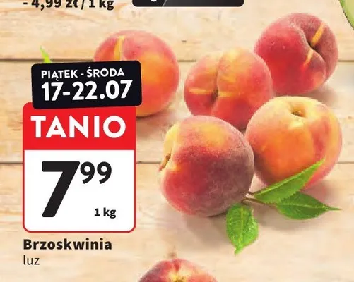Brzoskwinia luz promocja w Intermarche