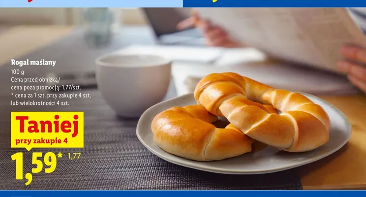 Rogal maślany promocja w Lidl