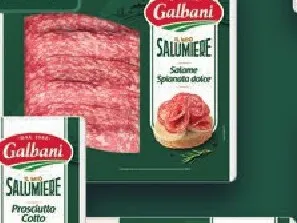 Wędlina plastry Salame Spianata dolce Galbani promocja w Selgros
