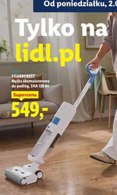 Myjka akumulatorowa do podłóg, SHA 125 A1 promocja w Lidl