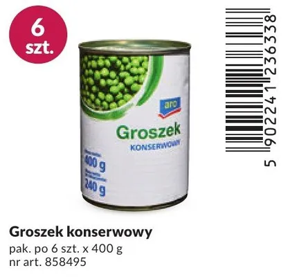 Groszek konserwowy promocja w Makro