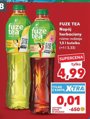 Napój herbaciany Fuze Tea promocja w Kaufland