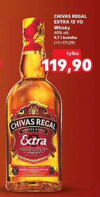 Whisky Extra 13 YO promocja w Kaufland