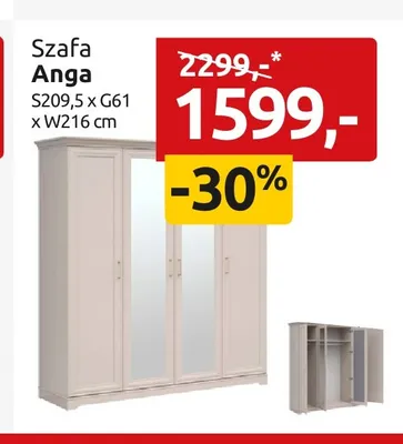 Szafa Anga promocja w Black Red White