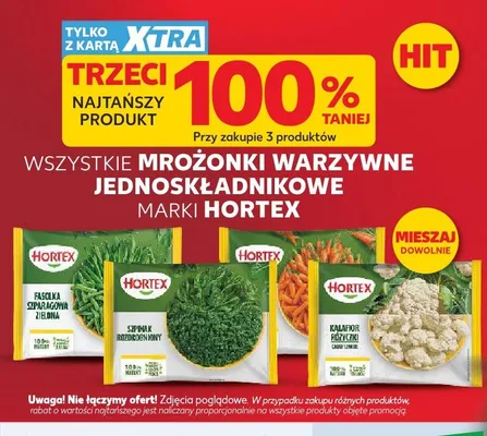 Mrożonka Szpinak rozdrobniony Hortex promocja w Kaufland
