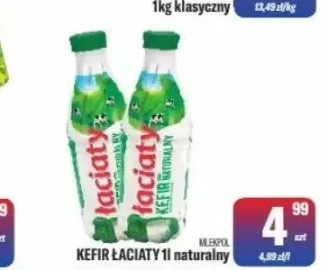 Kefir Łaciaty naturalny promocja w Tomi Markt