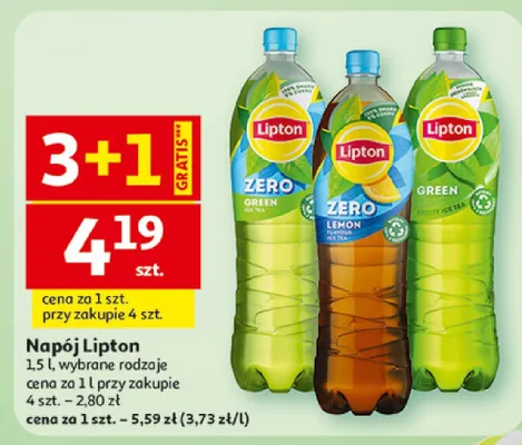 Napój Lipton promocja w Auchan
