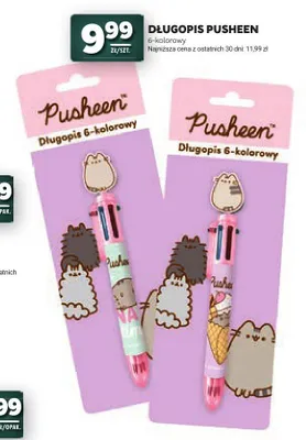 Długopis Pusheen 6-kolorowy promocja w Stokrotka