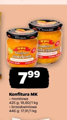 Konfitura brzoskwiniowa MK promocja w Netto