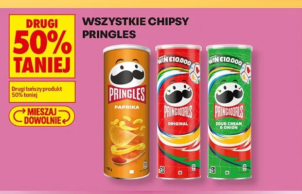 Chipsy Pringles Original promocja w Biedronka