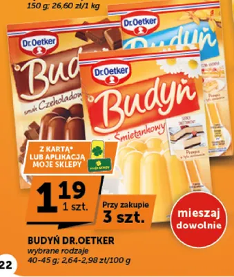 Budyń śmietankowy Dr.Oetker promocja w Groszek