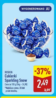 Cukierki Sparkling Snow Roshen promocja w Aldi