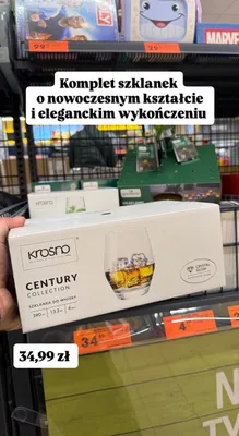 Szklanki do whisky Century Collection promocja w Biedronka