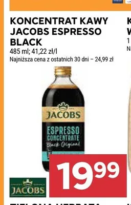 Koncentrat kawy Jacobs Espresso Black promocja w Stokrotka